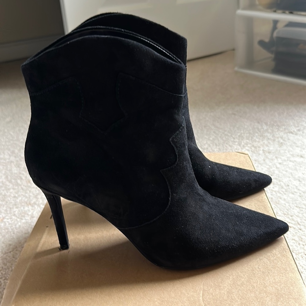 Mango Suede Ankle Boot
